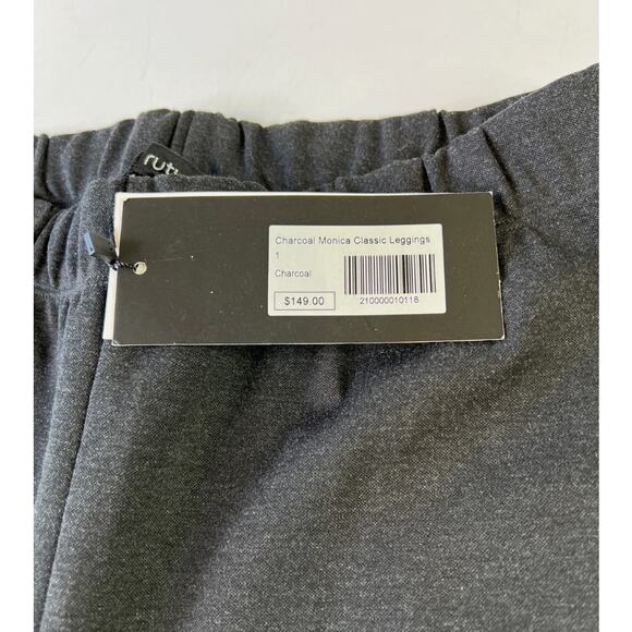 Designer Ruti Charcoal Monica Classic Leggings US Size 6 (Ruti Size 1) NWT - Picture 4 of 15